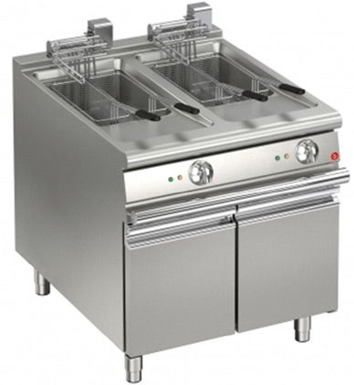 Baron Doppel-Fritteuse - Elektro - QUEEN7